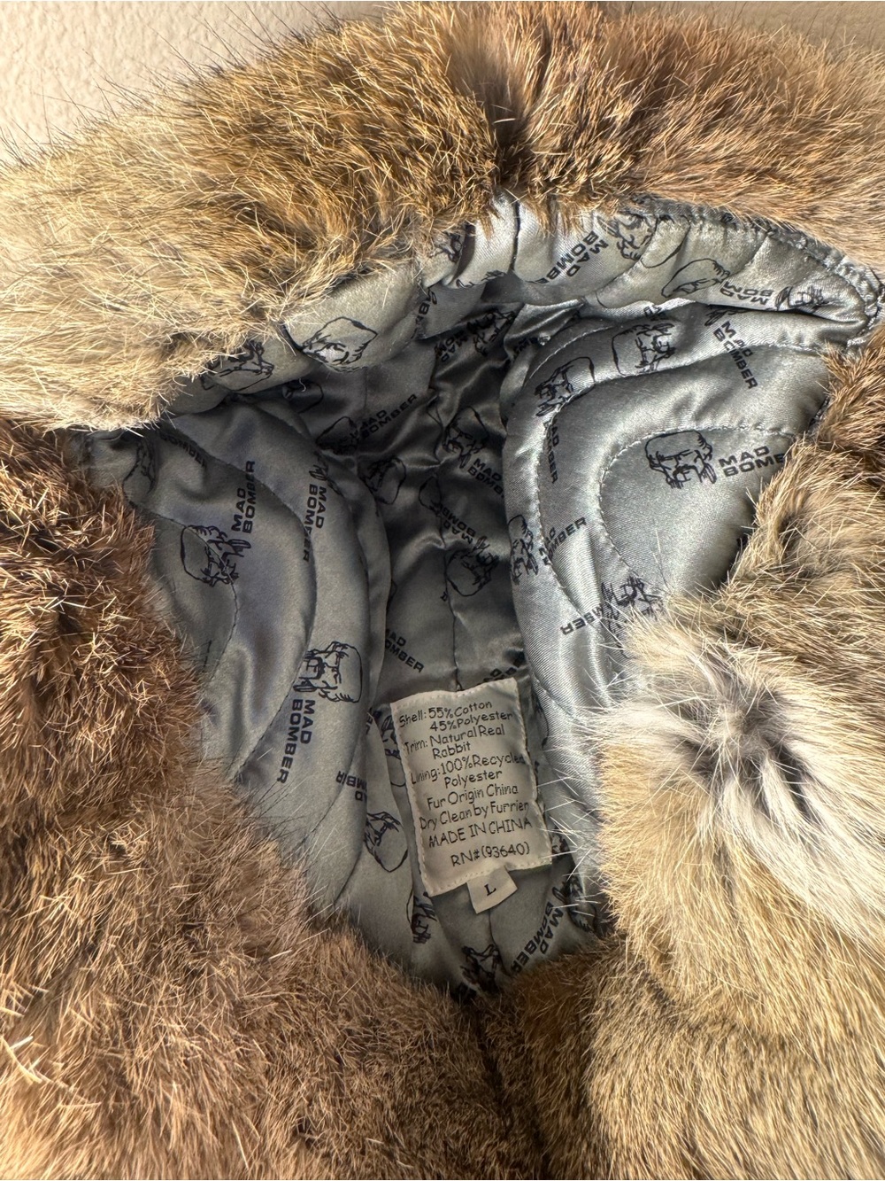 Mad Bomber Realtree Rabbit Fur Hat - Picture 6 of 7